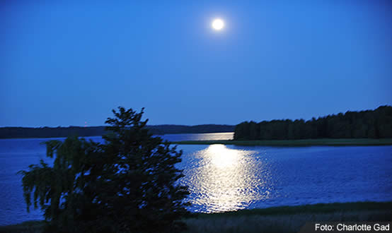 Mångata över Hägernäsviken